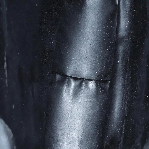 GUCCI Bamboo Hand Bag Leather 2way Black Gold - Picture 10 of 16